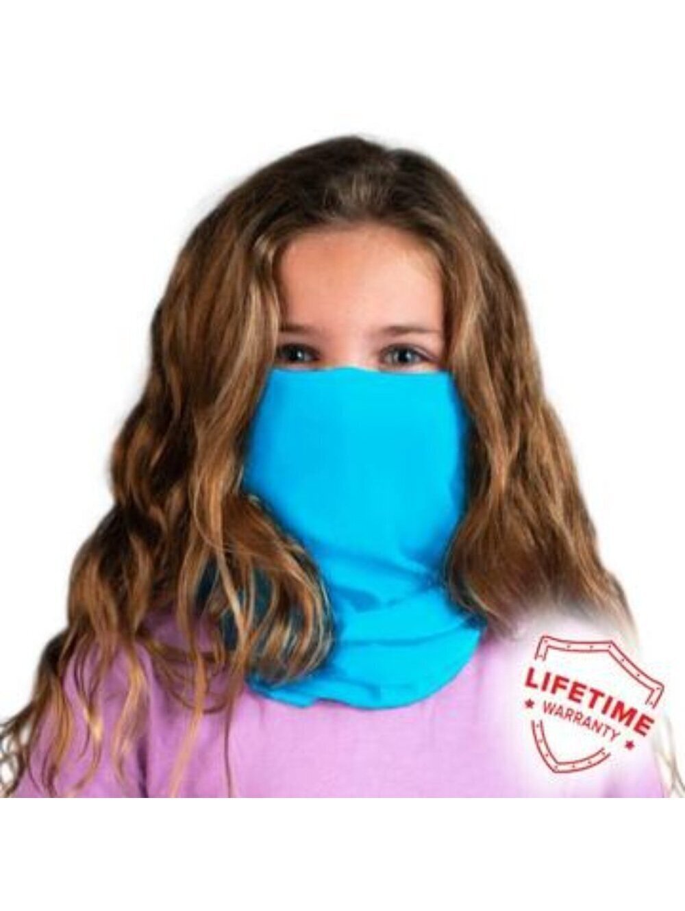 Neck Gaiter Blue Girls SA Face Mask Headband Shield Wrap Kids